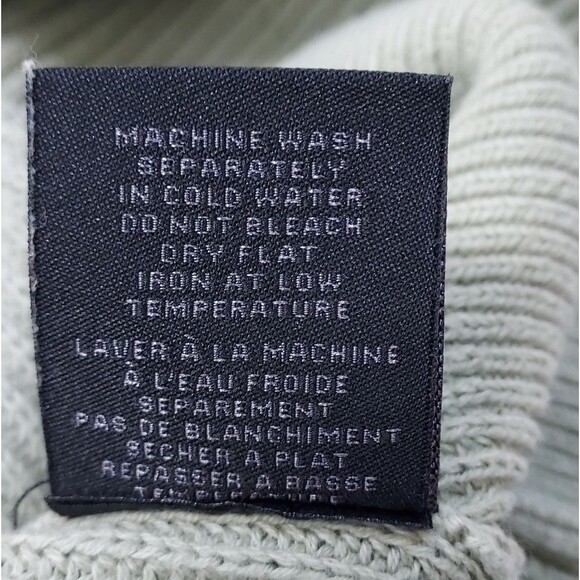 Magaschoni Man Cotton Crewneck Sweater Sage Mint M - Picture 7 of 12